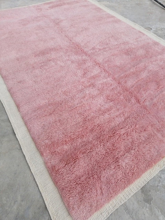 Image 1 of Handgemaakt vloerkleed van pure wol, 2/3 meter