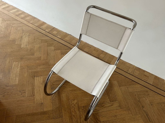 Image 1 of S533 L side chair, Mies van der Rohe voor Thonet
