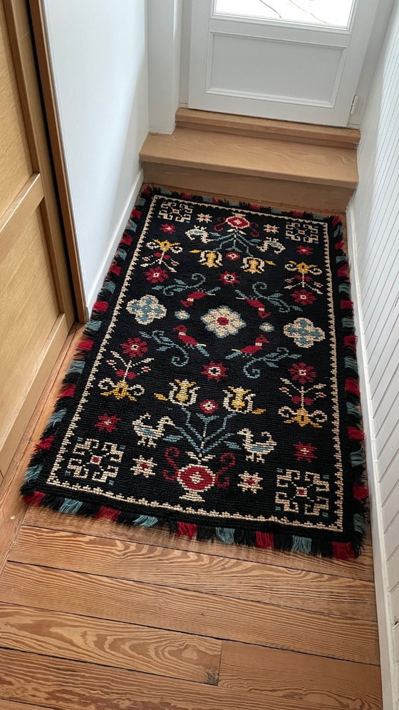 Image 1 of Wandtapijt Decoratief Tapijt Wol Frankrijk Vintage