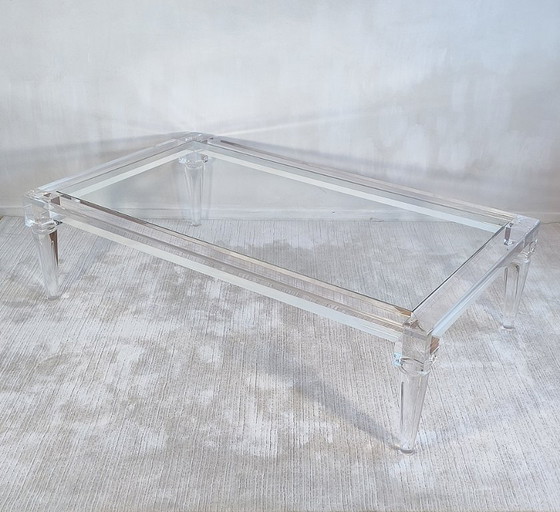 Image 1 of ✨💎 Exceptionnelle grande table basse FABIANART – Altuglas massif – Made in Italy 💎✨