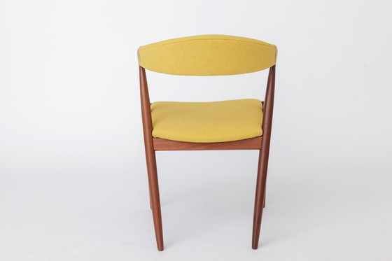 Image 1 of Kai Kristiansen Model 31 Chair, Schou Andersen 1960s, Danish Teak Dining Chair, Restored Upholstered, Mid Century Modern