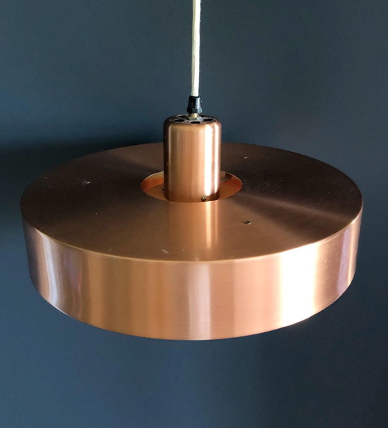 Image 1 of Copper Pendant Model Roulet by Jo Hammerborg For Fog & Morup