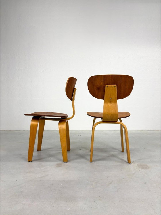 Image 1 of Set Pastoe SB02 Dining Room Chairs by Cees Braakman