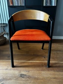 4 Deense vintage eetkamerstoelen