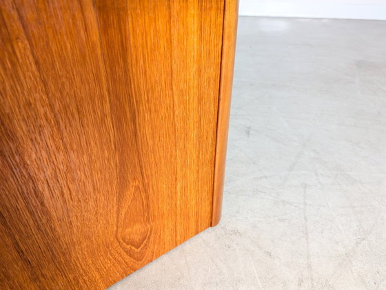 Image 1 of Midcentury coffee table slate coffee table teak vintage 1960