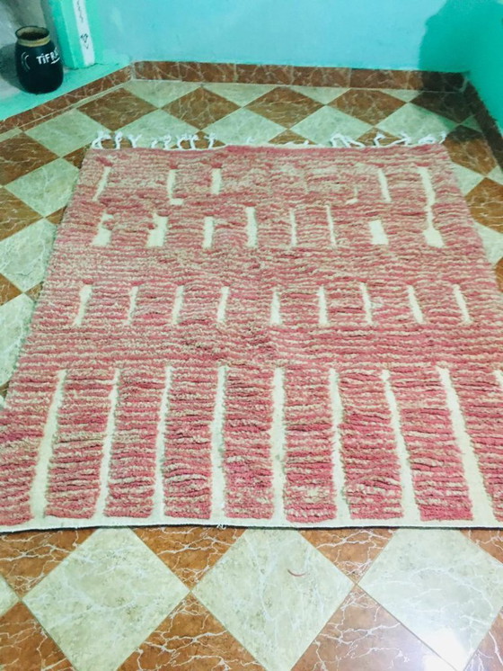 Image 1 of Handgemaakt Marokkaans tapijt 200 cm x 200 cm