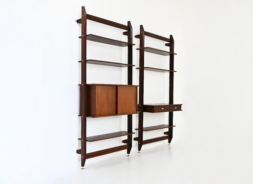Italian Wall Units, 1960s, Set of 2