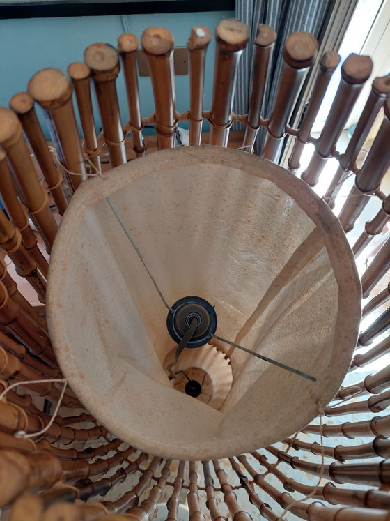 Image 1 of Franco Albini  Bamboo Floor Lamp 1960's 