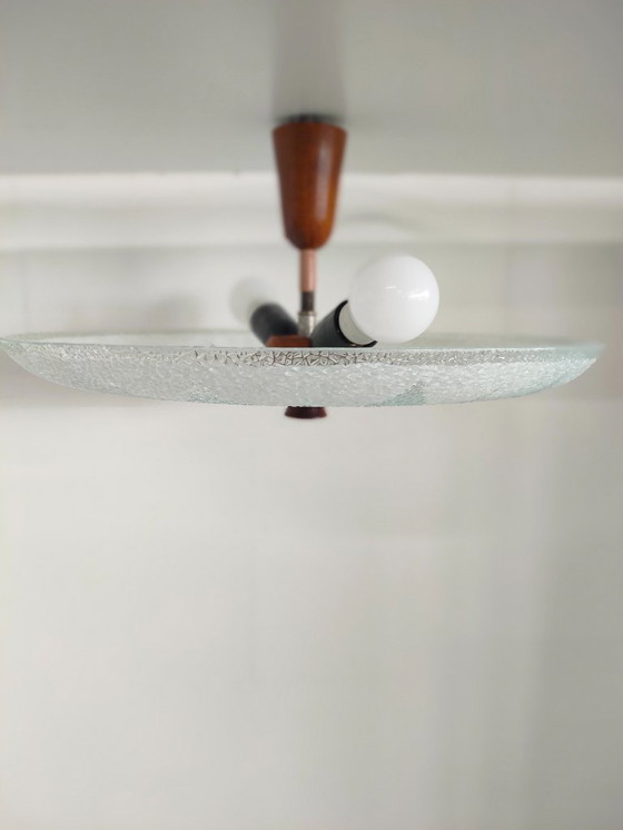 Image 1 of Vintage 50s-60s Scandinavian Ceiling Lamp (Scale Lamp)