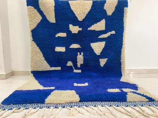 Tapis marocain artisanal en laine 300cmx150cm