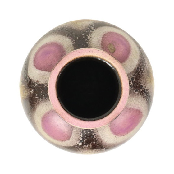 Image 1 of Sphärische Fett Lava Vase Lila 666-21