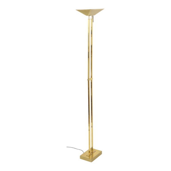 Lampadaire Golden Deknudt, design Willy Rizzo, style Hollywood Regency – Chrome (photo 2 of 16)