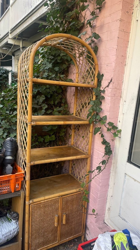 Image 1 of mobile in bambù e rattan