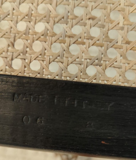 Sedia Cesca B32 Nera di Marcel Breuer, Italia – Sedie da pranzo, Rattan, Wood, Vintage (photo 8 of 15)