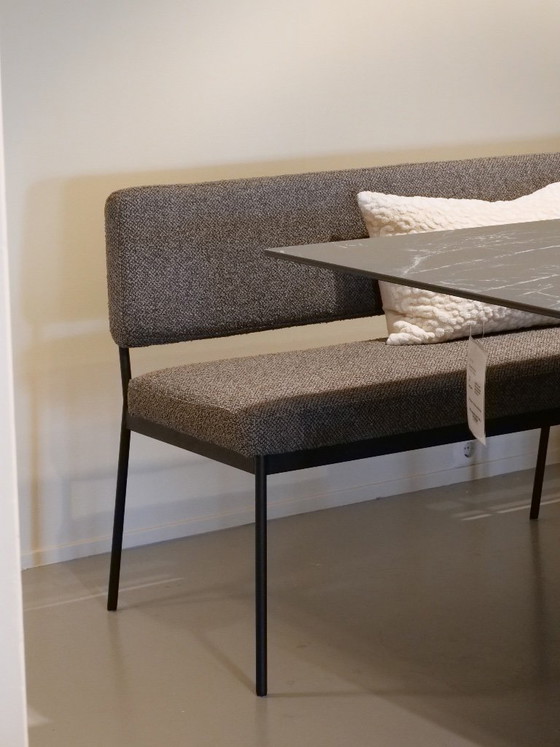 Image 1 of Brute Studio Luma eetbank met eetkamerstoel (set van 3)