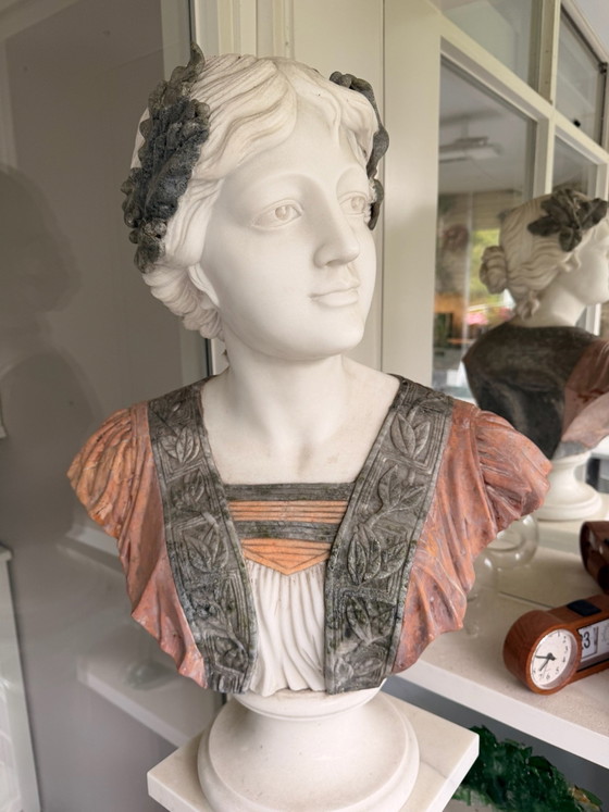 Busto – Sculture, Pietra, Marmo (photo 5 of 8)