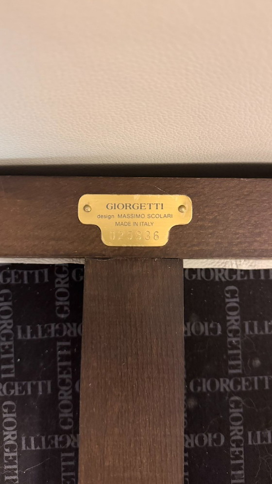 Image 1 of Sedie da pranzo vintage Giorgetti di Massimo Scolari - Set di 8