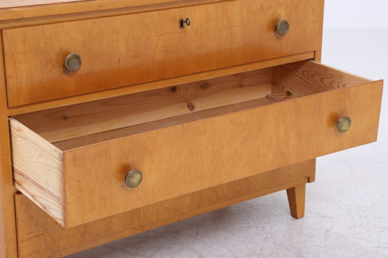 Image 1 of Vintage Commode à tiroirs | Mid Century Armoire à tiroirs | Rangement en bois 60's 70's #05-29