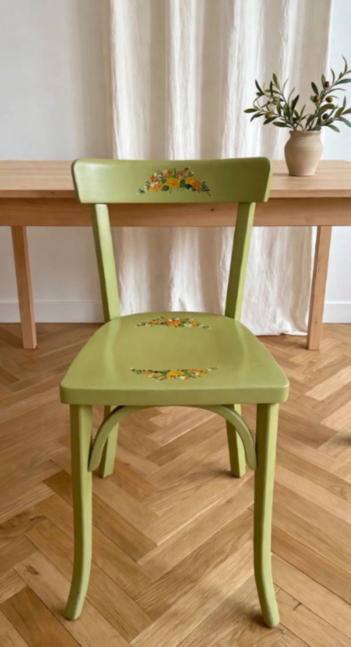 Vintage Baumann Bistrot Chair Refurbished