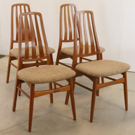Set vintage di 4 sedie da pranzo Vamdrup, design danese