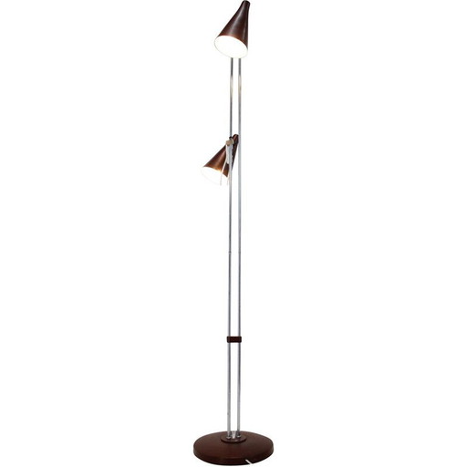 Vintage verstelbare vloerlamp van Josef Hurka, Tsjecho-Slowakije 1970