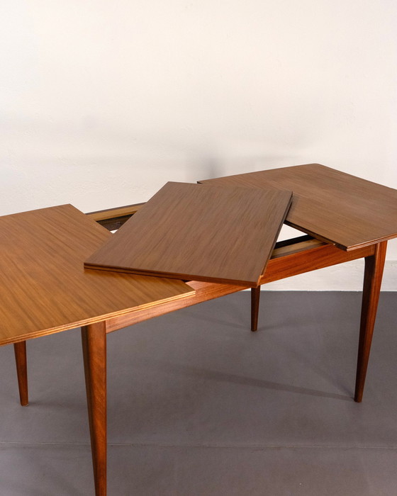 Image 1 of Mid Century Extending Dining Table Made of Teak and Afromosia by A. Younger Ltd.