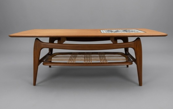 Image 1 of Louis van Teeffelen salontafel nr. 15 voor WéBé | Teak | Nederlands midden-eeuws | jaren 60