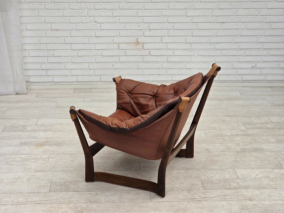 Image 1 of Fauteuil lounge « Trega », design norvégien des années 1970 par Tormod Alnaes.