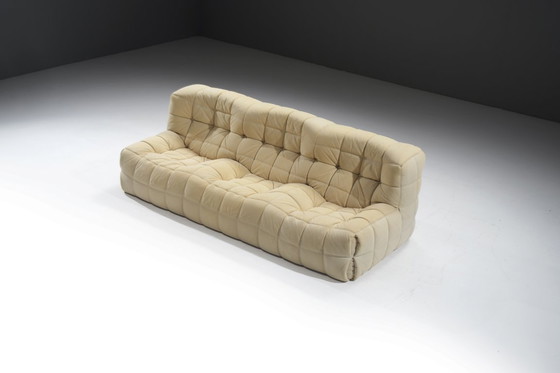 Image 1 of Stunning Kashima Sofa in original leather by Michel Ducaroy for Ligne Roset 1980