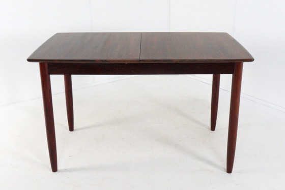 Image 1 of Rosewood extendable dining table 'Hasselt' vintage