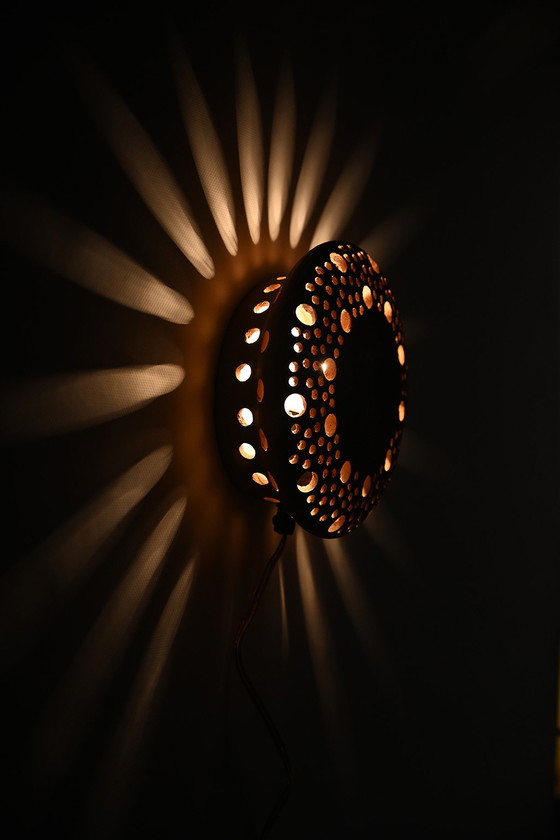 Image 1 of Danish ceramic wall lamp