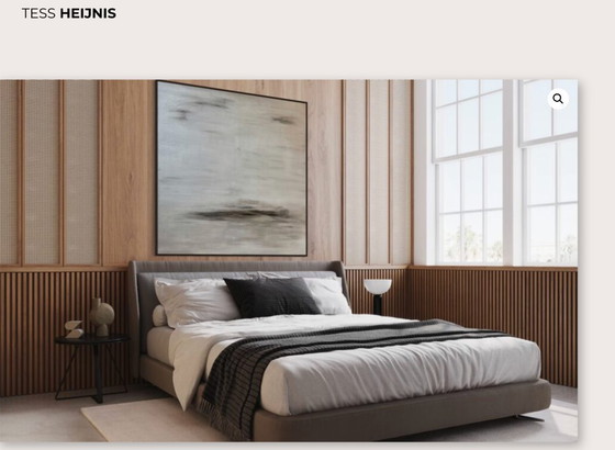 Image 1 of Original painting ‘Dune 11’ – Unique work by Tess Heijnis (with certificate)