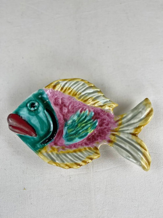 Vassoio portagioie a forma di pesce di Vallauris – Ciotole, Porcelain, Vintage (photo 2 of 9)