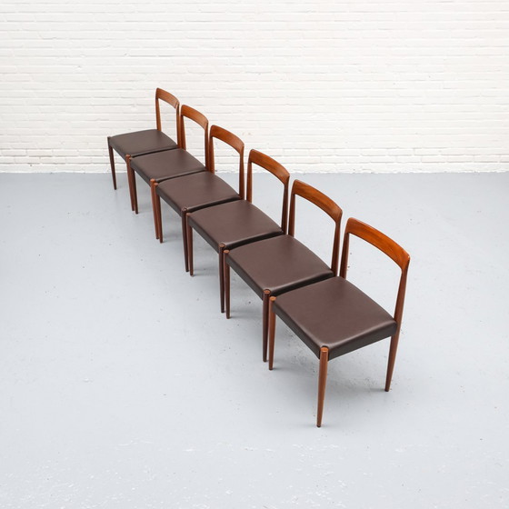 Image 1 of Set di 6 sedie da pranzo Lübke