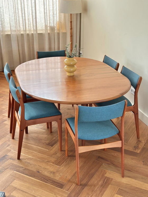 Vintage Dining Table Niels Otto Møller Teak Wood 50s/60s/70s (photo 3 of 15)