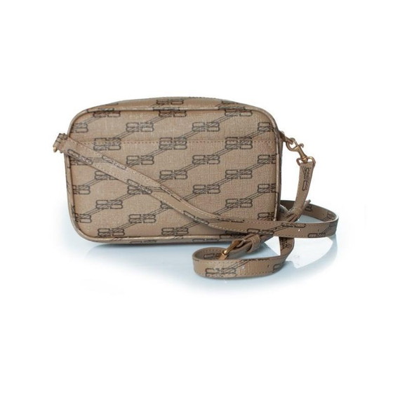 Image 1 of Borsa a tracolla Balenciaga, modello monogramma BB, colore beige.