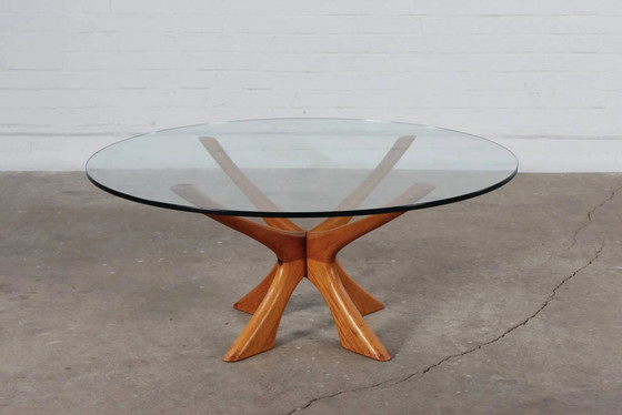 Teak Couchtisch T188 Illum Wikkelsø Eilersen 60er Jahre – Niels Eilersen, Couchtische, Holz, Glas (photo 6 of 14)
