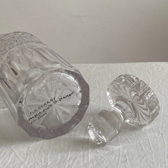Image 1 of Vintage 1970s Baccarat crystal whisky decanter
