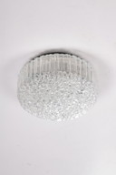 Plafonnier en verre Mid Century Glashutte