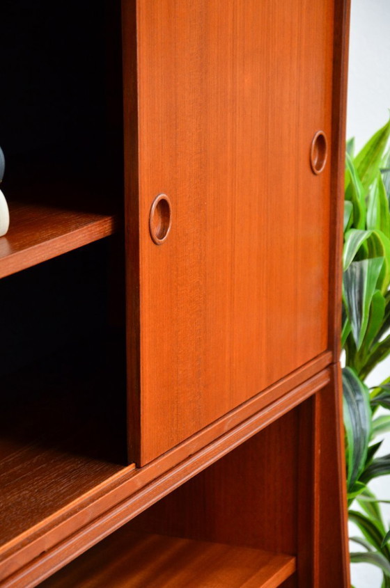 Image 1 of Vintage open bookcase, teak chest of drawers, mid-century sideboard, retro
