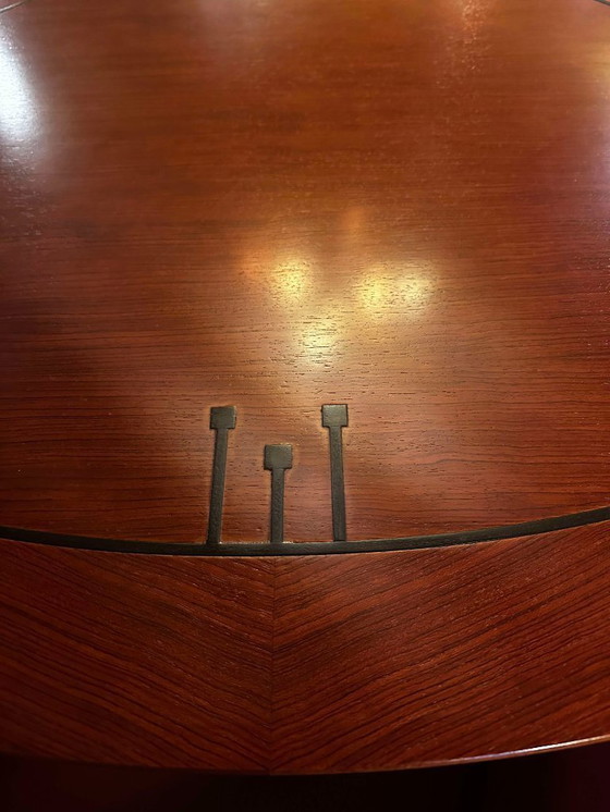 Image 1 of Ensemble de salle à manger Frits Schuitema unique en son genre : Bubinga et ébène