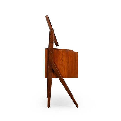 Deens design kaptafel in teak by AG Spejl Kobberbeskyttet, 1960s
