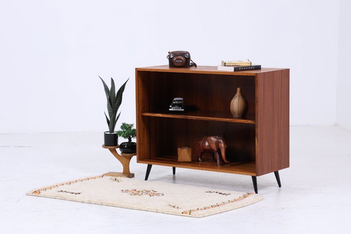 Open vintage shelf 60s | Mid - Century cupboard vintage hallway storage retro wood #04-30