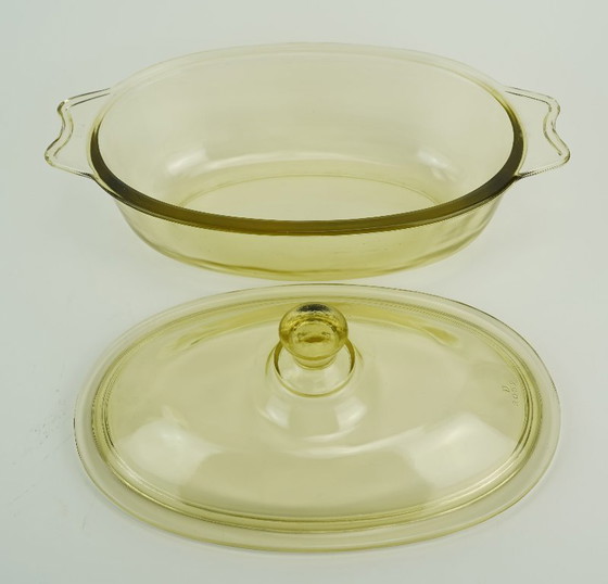 Image 1 of jenatherm CASSERUOLA baker 3052 jena glass wagenfeld bauhaus anni '50