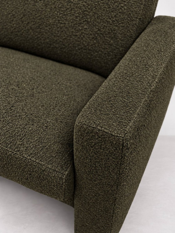 Divano Flint Alto 2,5 posti Boucle Verde Oliva DMI – Divani 2 posti, Tessile (photo 3 of 5)
