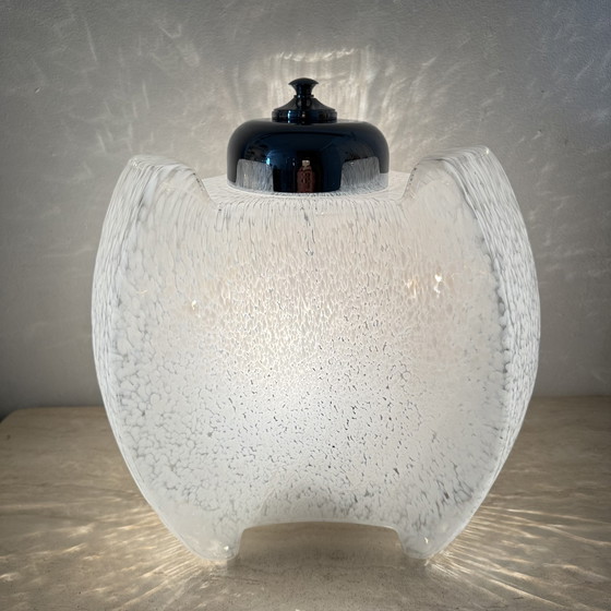 Image 1 of Lampadaire en verre italien de style Mid Century Carlo Nason pour Mazzega, années 1970