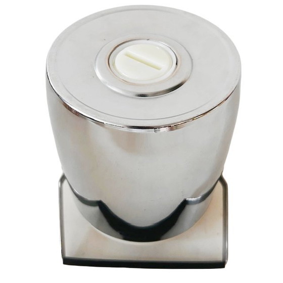 Image 1 of Secchiello per il ghiaccio isolato cromato vintage Tiger, argento cromato, anni '60