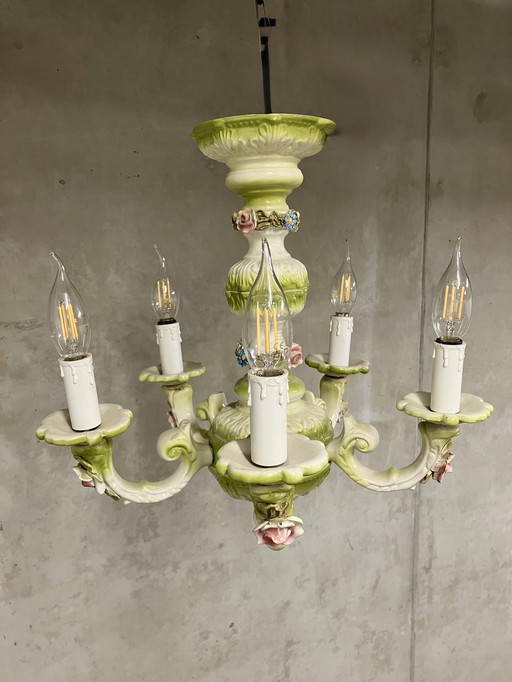 🇮🇹 Lustres en porcelaine / Lustres de style Capodimonte