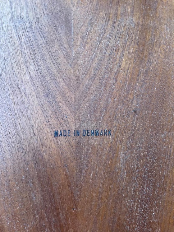 Image 1 of Scrivania di design danese in legno di teak, anni '60, due cassetti