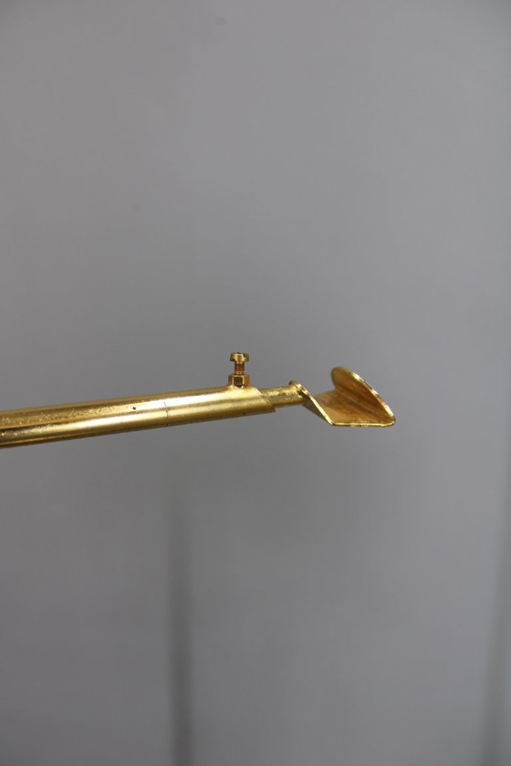 Image 1 of 1980er Jahre Paar VeArt-Murano Stehlampen in Messingausführung ,Italien